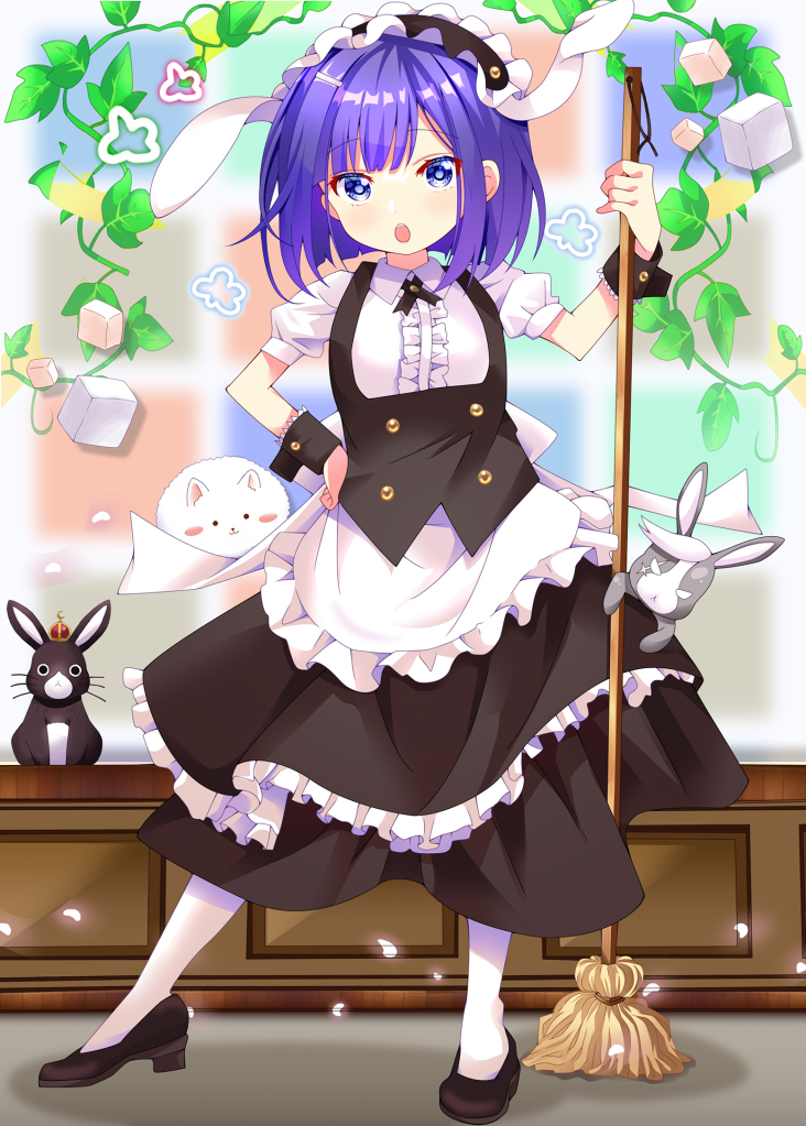 ご注文はうさぎですか？ ｜ 風衣葉冬優 ｜ フルールに潜入したフユさん